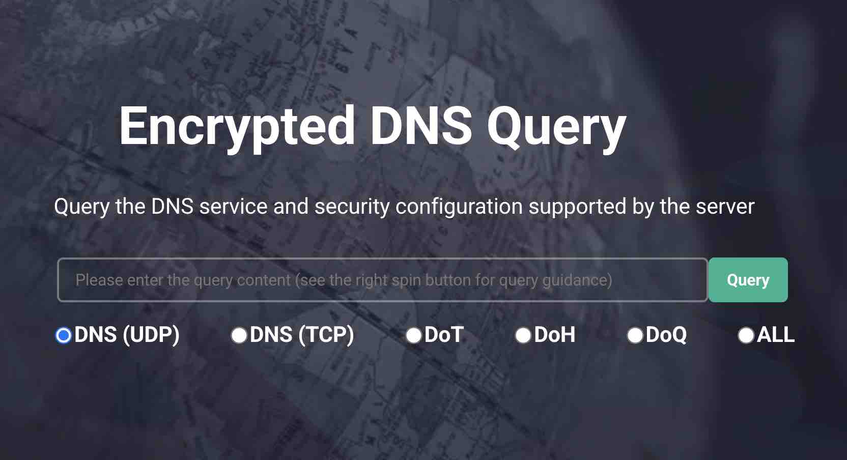 Encrypted DNS Query